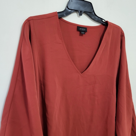 J. Jill Wearever Collection easy wear burnt orange top sz XL TALL - Picture 2 of 6